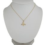 Prívesok zo 14k zlata, plachetnica