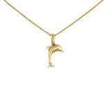 Prívesok zo 14k zlata, plachetnica