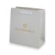 Ajándéktáska Ékszerkirály logóval, 13x16 cm, fényes fehér