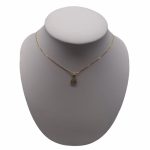 Malý prívesok zo 14k zlata s kryštálmi