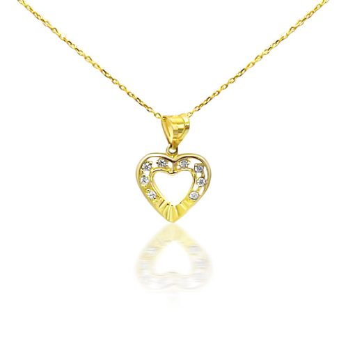 Prívesok srdiečko zo 14k zlata