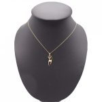 Prívesok mačky zo 14 karátového zlata