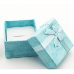 Farebná šperkovnica, 4x4 cm, zelená