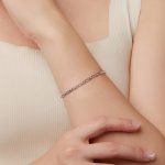 Ezüst női karkötő