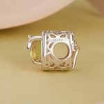 Ezüst charm ginkgkolevéllel