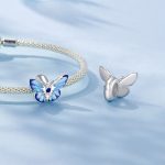 Ezüstcharm, kék pillangó