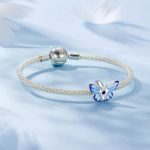 Ezüstcharm, kék pillangó