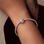 Ezüstcharm, szívpuzzle