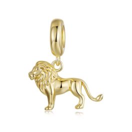 Ezüst charm (925), oroszlán