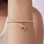 Ezüst charm (925), oroszlán