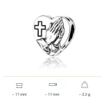 Ezüst charm, imádság