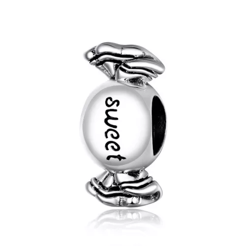 Ezüst charm, cukorka