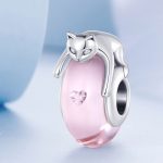 Ezüst charm, macska