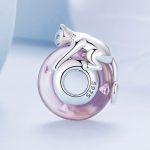 Ezüst charm, macska