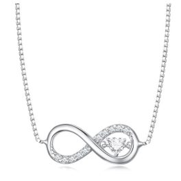 Ezüst női nyaklánc a végtelen jelével