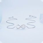 Ezüst női nyaklánc a végtelen jelével