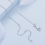 Ezüst női nyaklánc nyitható szívmedállal