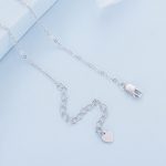 Ezüst nyaklánc rózsával