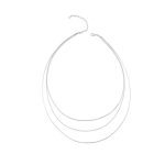 Ezüst női nyaklánc, háromsoros