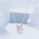Ezüst nyaklánc kutyamedállal