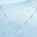 Ezüst nyaklánc függőkkel
