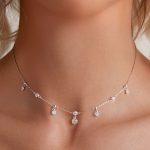 Ezüst nyaklánc függőkkel