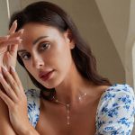 Ezüst női nyaklánc hosszú medállal