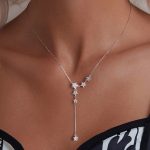 Ezüst női nyaklánc csillagokkal