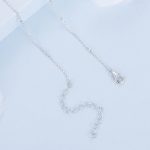 Ezüst női nyaklánc rózsás kereszttel