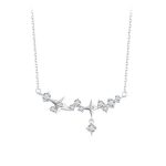 Ezüst női nyaklánc csillagokkal