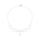 Ezüst nyaklánc bojttal