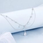 Ezüst nyaklánc bojttal