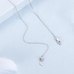 Ezüst nyaklánc bojttal