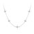 Ezüst női nyaklánc csillagokkal