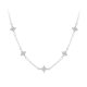 Ezüst női nyaklánc csillagokkal