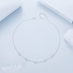 Ezüst női nyaklánc csillagokkal