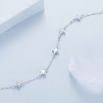 Ezüst női nyaklánc csillagokkal