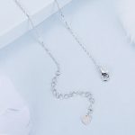 Ezüst női nyaklánc pillangómedállal