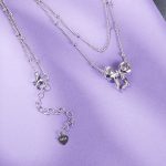 Ezüst nyaklánc masnimedállal