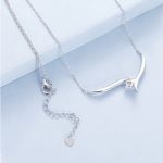 Ezüst női nyaklánc cirkóniumkristállyal