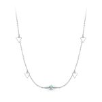 Ezüst nyaklánc opálkővel