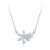 Ezüst női nyaklánc hópehelymedállal