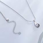 Ezüst nyaklánc szíves medállal