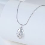 Ezüst nyaklánc szíves medállal