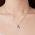 Ezüst nyaklánc szíves medállal