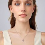 Ezüst nyaklánc szíves medállal