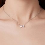 Ezüst nyaklánc masnimedállal