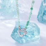 Ezüst nyaklánc lóheremedállal