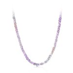 Ezüst nyaklánc fluoritkristállyal