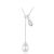 Ezüst nyaklánc fehér gyönggyel
